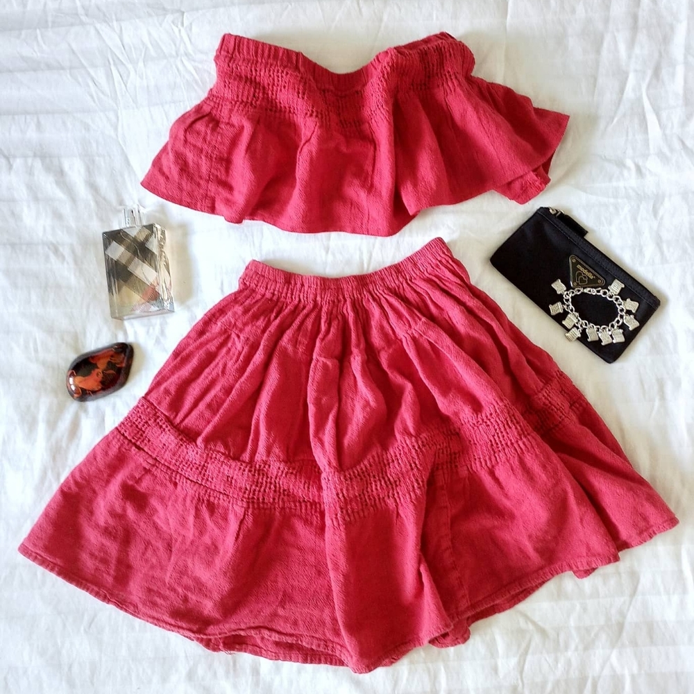 DIY Tube Top + Skirt Combo